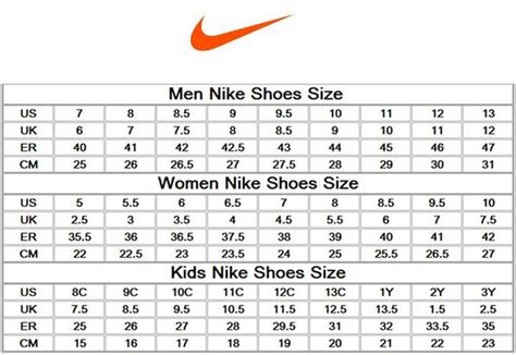 kids nike size 22